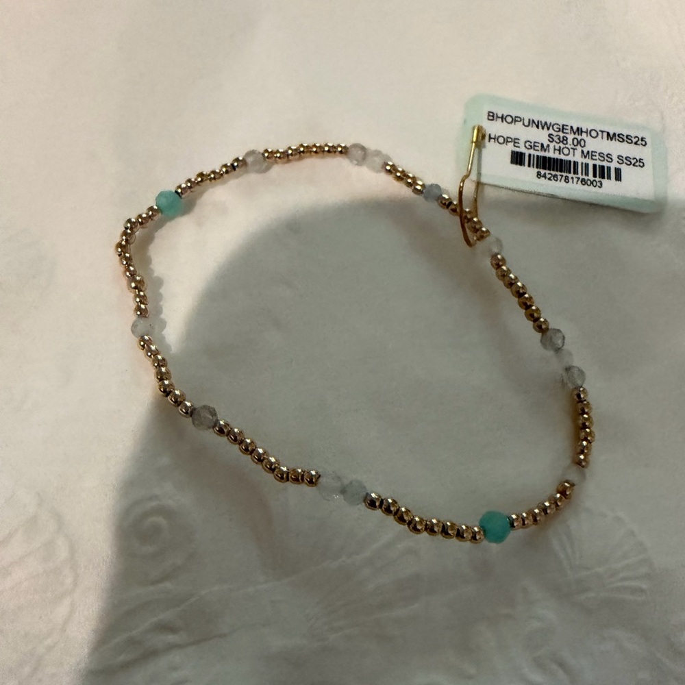 Enewton hope gem hot mess beaded brecelet NWT